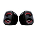 Bocina 2.0 Unno Tekno Brazza SP9012RD 6W Negro y Rojo