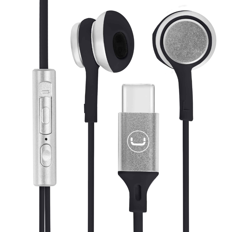 Audífonos Unno Tekno HS7005BK USB-C In-Ear Ultra Negro