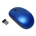 Mouse Inalámbrico Unno Tekno Curve 1200DPI Azul