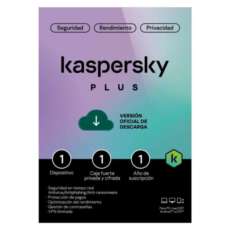 Licencia Kaspersky Plus