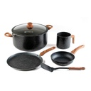 Batería De Cocina Catania 6 Piezas Negro