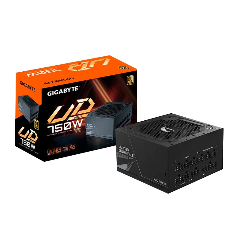 Fuente de Poder 750W Gigabyte UD750GM 80 Plus Oro