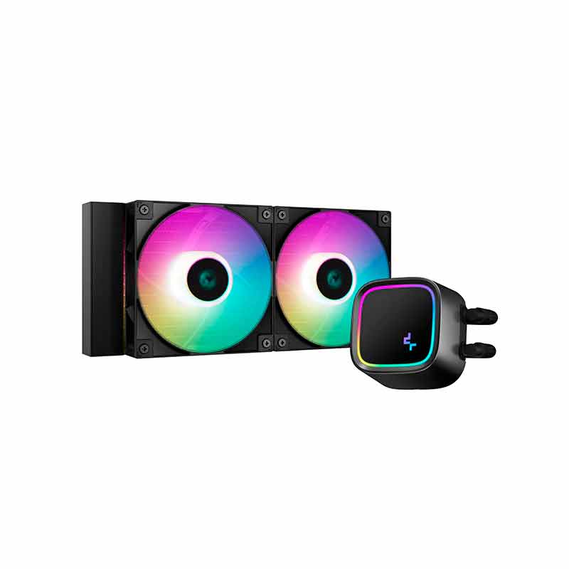 Enfriador Liquido 240mm DeepCool LE520 Negro ARGB