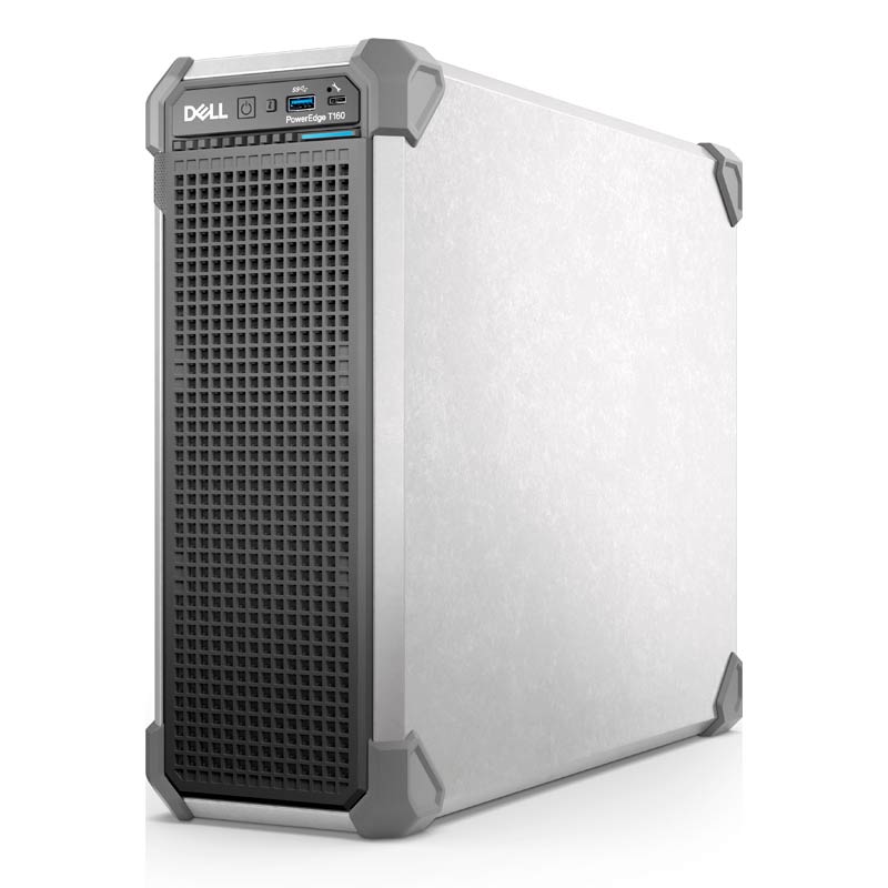 Servidor Dell PowerEdge T160 Intel Xeon E-2436 16GB RAM 2TB HDD PERC H355 IDRAC 9 Básico 300 Watts 1 año Garantía ProSupport NBD