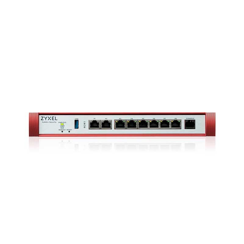 Firewall UTM y VPM Zyxel USG FLEX 200HP con Licencia Nebula para 1 Año + Licencia Gold Bundle para 1 Año