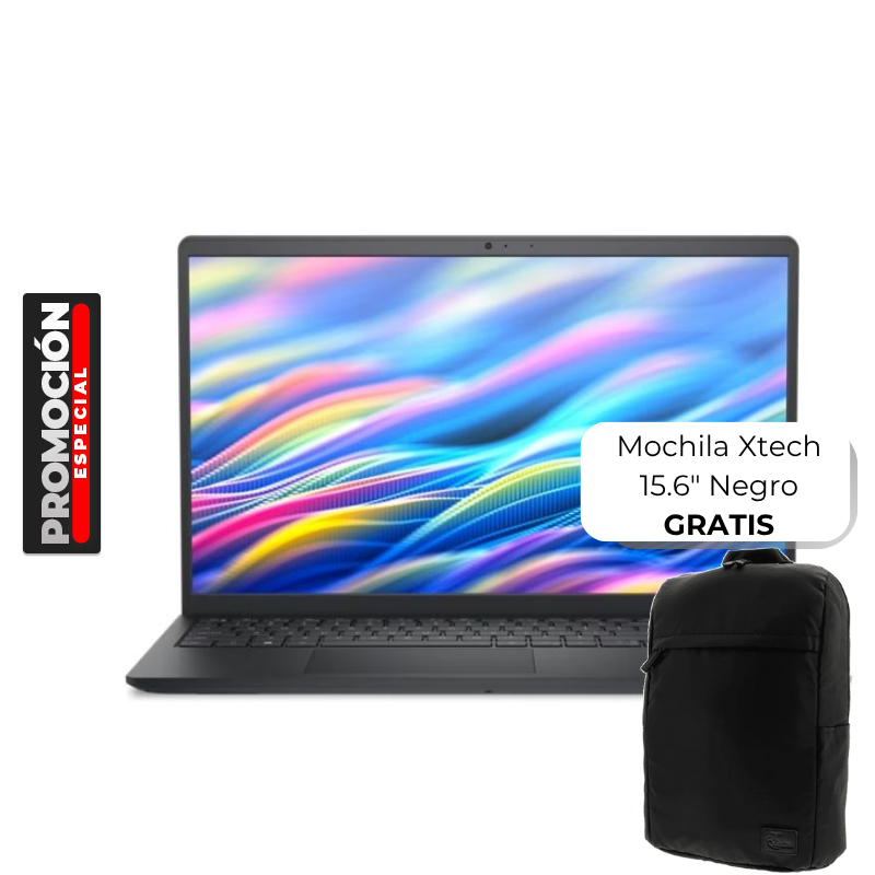 Laptop Dell 15 15.6" i7-1355U 16GB RAM 512GB SSD Negra Windows 11 Home Teclado Español