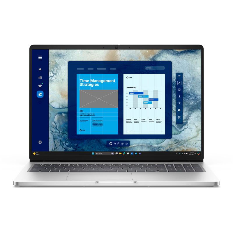 Laptop Dell Pro Silver 16" Core Ultra 7 255U 16GB RAM 512GB SSD W11 Pro Español