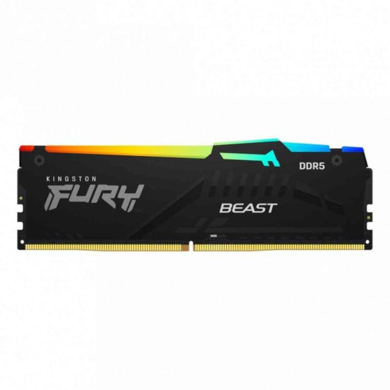 Memoria RAM DDR5 DIMM 8GB Kingston Fury Beast RGB 6000MHz CL36 EXPO