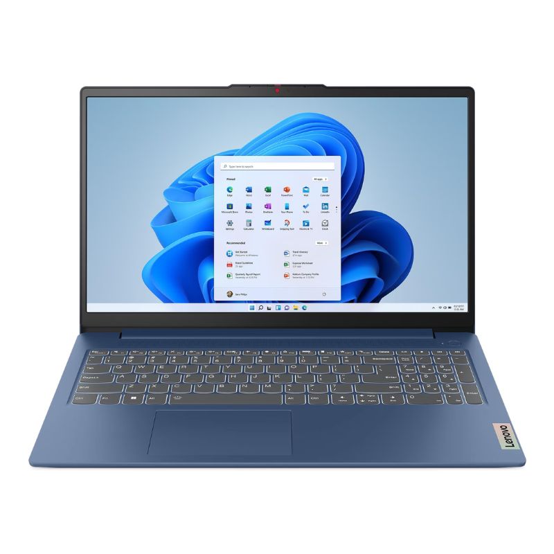Laptop Lenovo IdeaPad Slim 3 15.6" Ryzen 7 5825U 16GB RAM 512GB SSD Azul Windows 11 Home Teclado Español