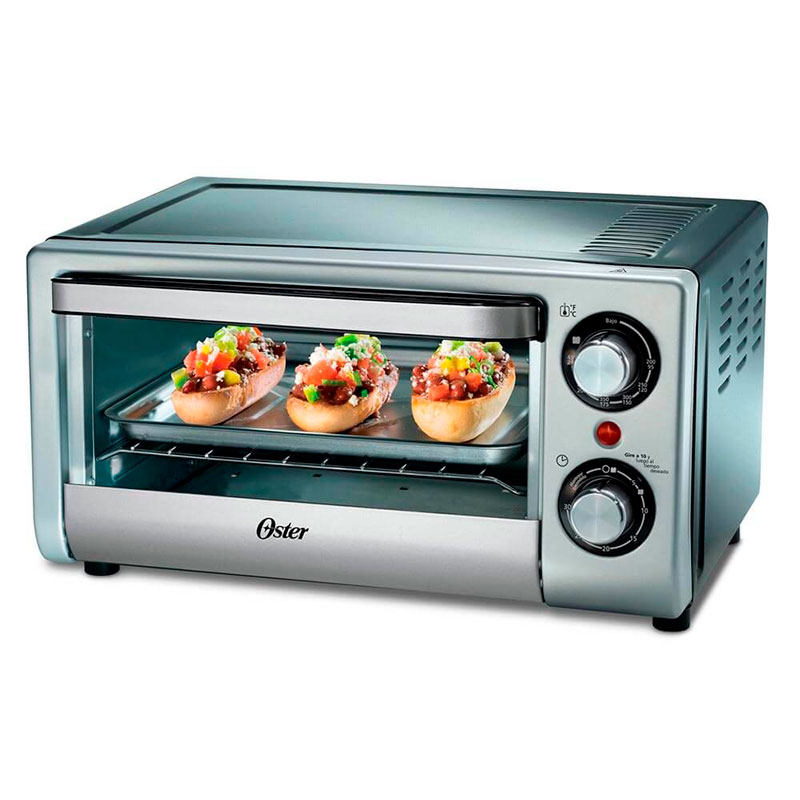 Horno Tostador Oster de 10 Litros Plateado