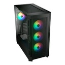 Case Gaming Cougar Duoface Pro RGB Media Torre Vidrio Templado E-ATX Negro (Sin Fuente)