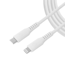 Cable USB-C a Lightning Unno Tekno CB4074WT 1.5 Metros Blanco